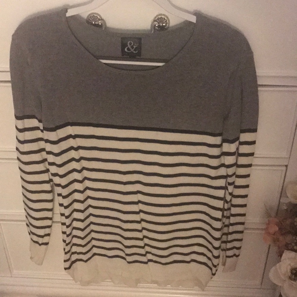 Ampersand Avenue Striped Sweater